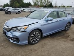 Vehiculos salvage en venta de Copart Finksburg, MD: 2017 Honda Accord Hybrid