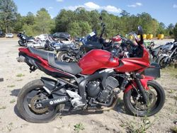 Buy Salvage Motorcycles For Sale now at auction: 2007 Yamaha FZ6 SHG