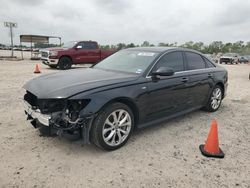 Salvage cars for sale from Copart Houston, TX: 2017 Audi A6 Premium