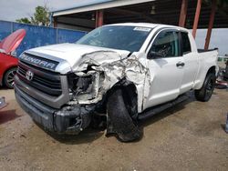 Salvage cars for sale from Copart Riverview, FL: 2014 Toyota Tundra Double Cab SR/SR5