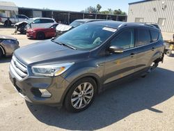 Salvage cars for sale at Fresno, CA auction: 2017 Ford Escape Titanium