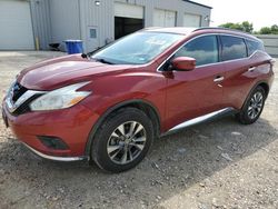 Salvage cars for sale from Copart New Braunfels, TX: 2017 Nissan Murano S