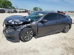 Salvage cars for sale from Copart Haslet, TX: 2018 Honda Civic LX