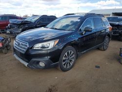 Salvage cars for sale at Brighton, CO auction: 2015 Subaru Outback 3.6R Limited