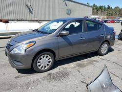 Salvage cars for sale at Exeter, RI auction: 2016 Nissan Versa S
