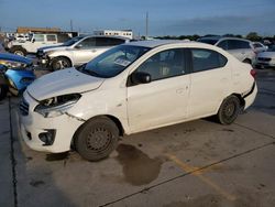 Salvage cars for sale from Copart Grand Prairie, TX: 2017 Mitsubishi Mirage G4 ES