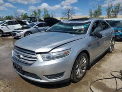 Salvage cars for sale at Bridgeton, MO auction: 2013 Ford Taurus Limited
