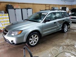 Salvage cars for sale from Copart Kincheloe, MI: 2009 Subaru Outback 2.5I