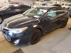 Salvage cars for sale from Copart Wheeling, IL: 2013 Toyota Avalon Hybrid