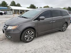 Salvage cars for sale at Prairie Grove, AR auction: 2015 Honda Odyssey Touring