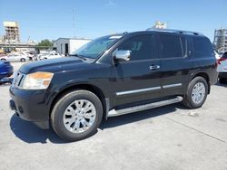 Salvage cars for sale from Copart New Orleans, LA: 2015 Nissan Armada Platinum