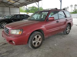 Carros salvage a la venta en subasta: 2003 Subaru Forester 2.5XS