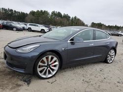 2019 Tesla Model 3 en venta en Mendon, MA