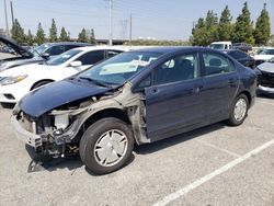 Salvage cars for sale from Copart Rancho Cucamonga, CA: 2009 Honda Civic Hybrid