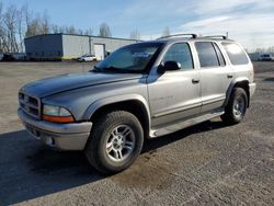 Dodge Durango Vehiculos salvage en venta: 2001 Dodge Durango