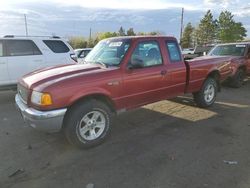 Salvage trucks for sale at Denver, CO auction: 2003 Ford Ranger Super Cab