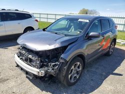 Salvage cars for sale at Mcfarland, WI auction: 2018 Honda CR-V EX