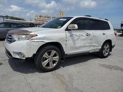 Toyota Highlander salvage cars for sale: 2012 Toyota Highlander Limited