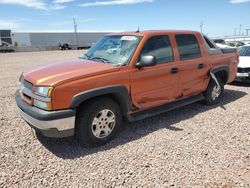 Salvage trucks for sale at Phoenix, AZ auction: 2005 Chevrolet Avalanche K1500