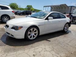 Salvage cars for sale at Lebanon, TN auction: 2005 BMW 645 CI Automatic