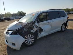 Salvage cars for sale at auction: 2013 Toyota Sienna XLE