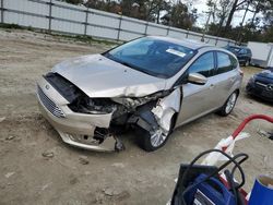Salvage cars for sale at Hampton, VA auction: 2018 Ford Focus Titanium