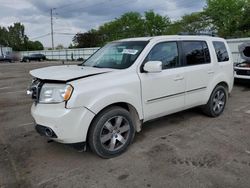 Salvage cars for sale at Moraine, OH auction: 2014 Honda Pilot Touring