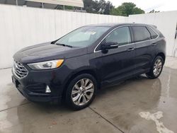 Salvage cars for sale from Copart Ellenwood, GA: 2021 Ford Edge Titanium