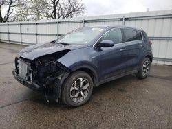 Salvage cars for sale at West Mifflin, PA auction: 2020 KIA Sportage LX
