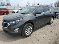 Salvage cars for sale at Lansing, MI auction: 2021 Chevrolet Equinox LT