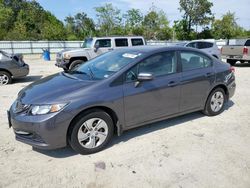 Salvage cars for sale from Copart Hampton, VA: 2014 Honda Civic LX