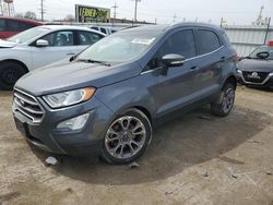 Salvage cars for sale at Chicago Heights, IL auction: 2020 Ford Ecosport Titanium