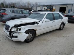 Salvage cars for sale at North Billerica, MA auction: 1998 Mercedes-Benz S 420