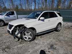 Salvage cars for sale at Candia, NH auction: 2015 Mercedes-Benz ML 400 4matic
