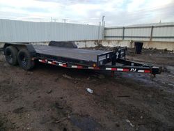 Salvage trucks for sale at Elgin, IL auction: 2023 PJ CCJ1872BSB