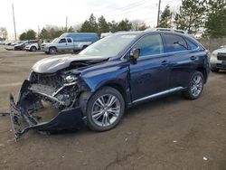 Lexus RX 450H salvage cars for sale: 2015 Lexus RX 450H