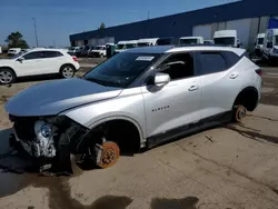 Salvage cars for sale from Copart Woodhaven, MI: 2020 Chevrolet Blazer RS