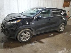 Salvage cars for sale from Copart Ebensburg, PA: 2017 KIA Sportage LX