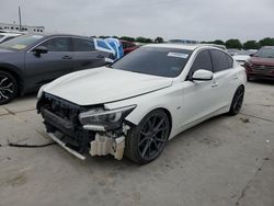 Infiniti Vehiculos salvage en venta: 2018 Infiniti Q50 Luxe