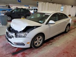 Salvage cars for sale at Angola, NY auction: 2015 Chevrolet Cruze LT