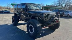 Jeep Wrangler salvage cars for sale: 2011 Jeep Wrangler Unlimited Rubicon