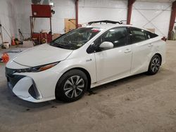 Salvage cars for sale from Copart Center Rutland, VT: 2019 Toyota Prius Prime