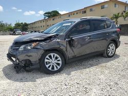 Salvage cars for sale from Copart Opa Locka, FL: 2015 Toyota Rav4 Limited