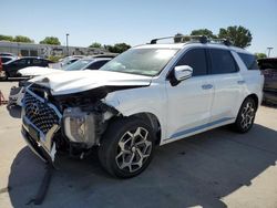 Salvage cars for sale at Sacramento, CA auction: 2022 Hyundai Palisade Calligraphy