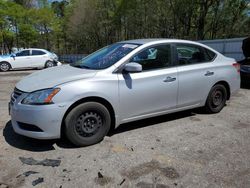 Salvage cars for sale from Copart Austell, GA: 2013 Nissan Sentra S