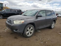 Salvage cars for sale from Copart Brighton, CO: 2009 Toyota Highlander Limited