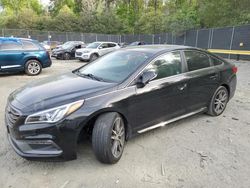 Salvage cars for sale from Copart Waldorf, MD: 2017 Hyundai Sonata Sport