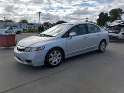 Salvage cars for sale from Copart Sacramento, CA: 2010 Honda Civic LX