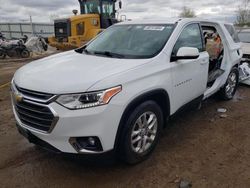 Salvage cars for sale at Elgin, IL auction: 2018 Chevrolet Traverse LT