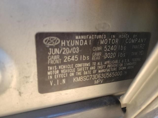 2003 Hyundai Santa FE GLS